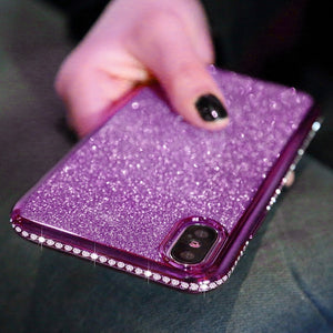 Rhinestone Glitter Case for Iphone XS MAX XR 10