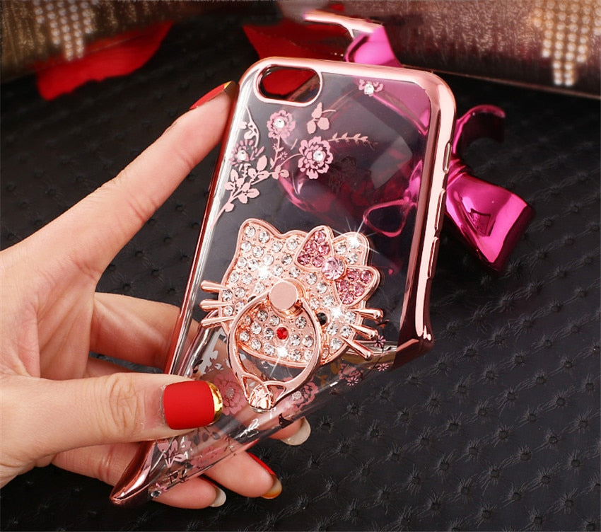 Luxury Glitter Rhinestone Holder Case