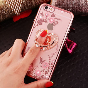 Luxury Glitter Rhinestone Holder Case