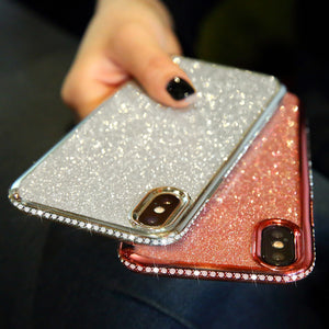 Rhinestone Glitter Case for Iphone XS MAX XR 10