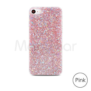 Silicone Bling Powder Soft Case For various iphone