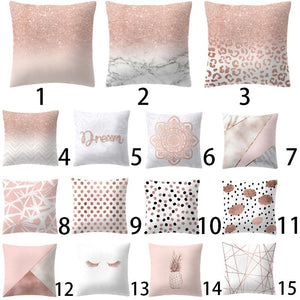 Lash Pillow Case Rose Gold Glitter