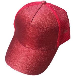 Glitter Ponytail Baseball Cap