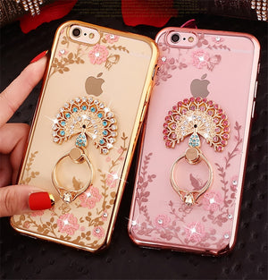 Luxury Glitter Rhinestone Holder Case