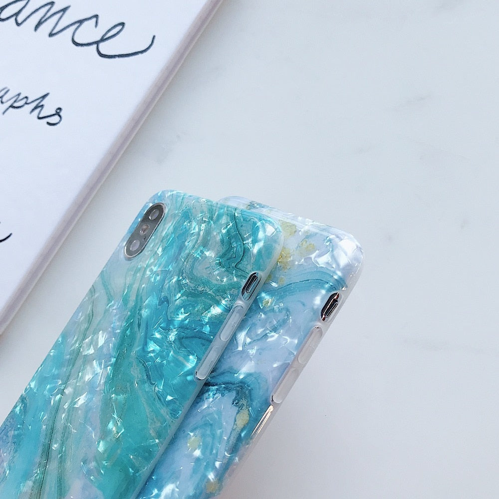 Glitter Marble Case