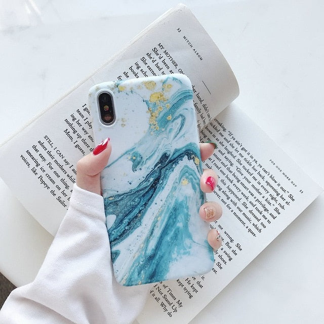 Glitter Marble Case