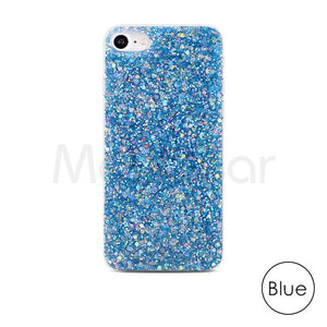 Silicone Bling Powder Soft Case For various iphone