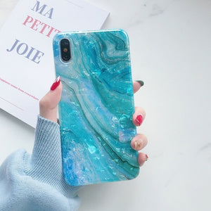 Glitter Marble Case