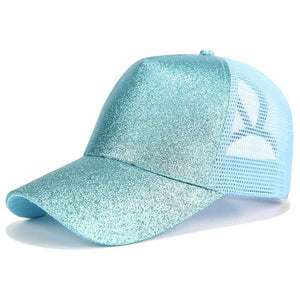 Glitter Ponytail Baseball Cap