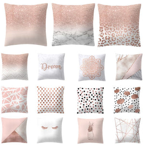 Lash Pillow Case Rose Gold Glitter