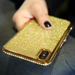 Rhinestone Glitter Case for Iphone XS MAX XR 10