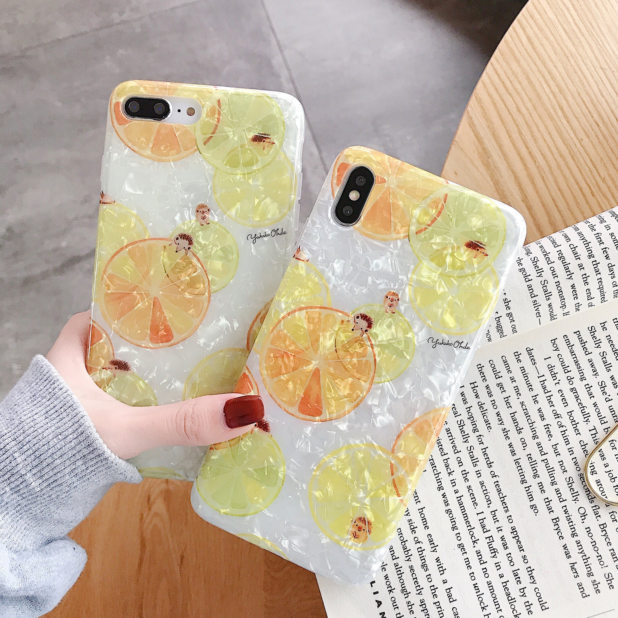 Glitter Marble Case