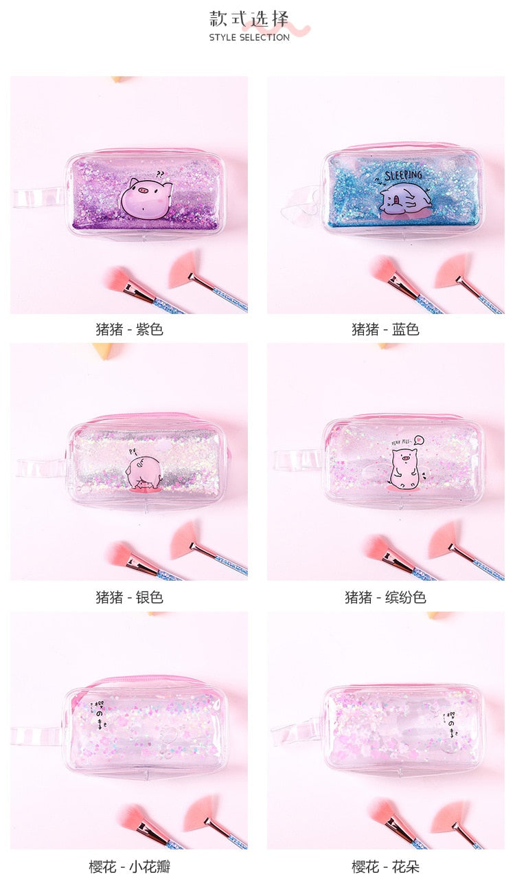 Kawaii Quicksand Mermaid Pencil Case