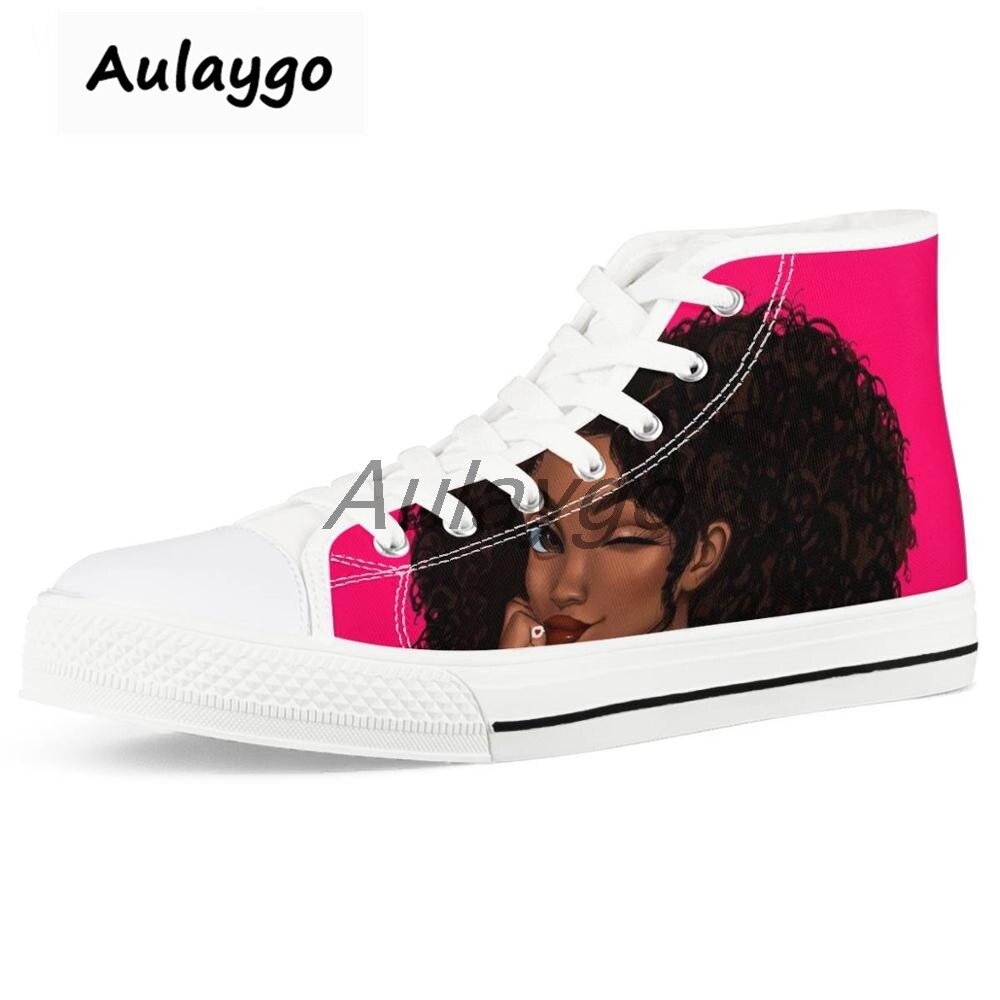 Afro Girls Art Women Shoes