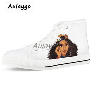 Afro Girls Art Women Shoes