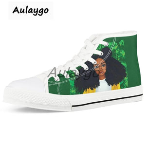 Afro Girls Art Women Shoes