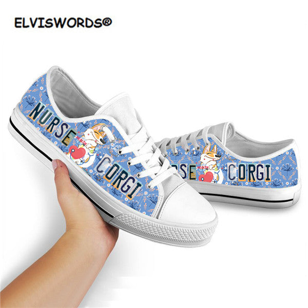 ELVISWORDS Cute Spring Women's Sneakers