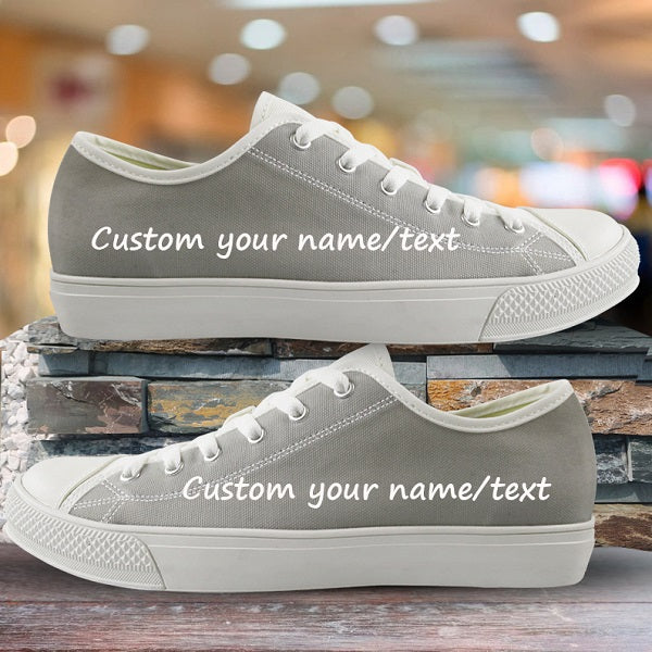 ELVISWORDS Sneakers Women Low Top Casual Canvas